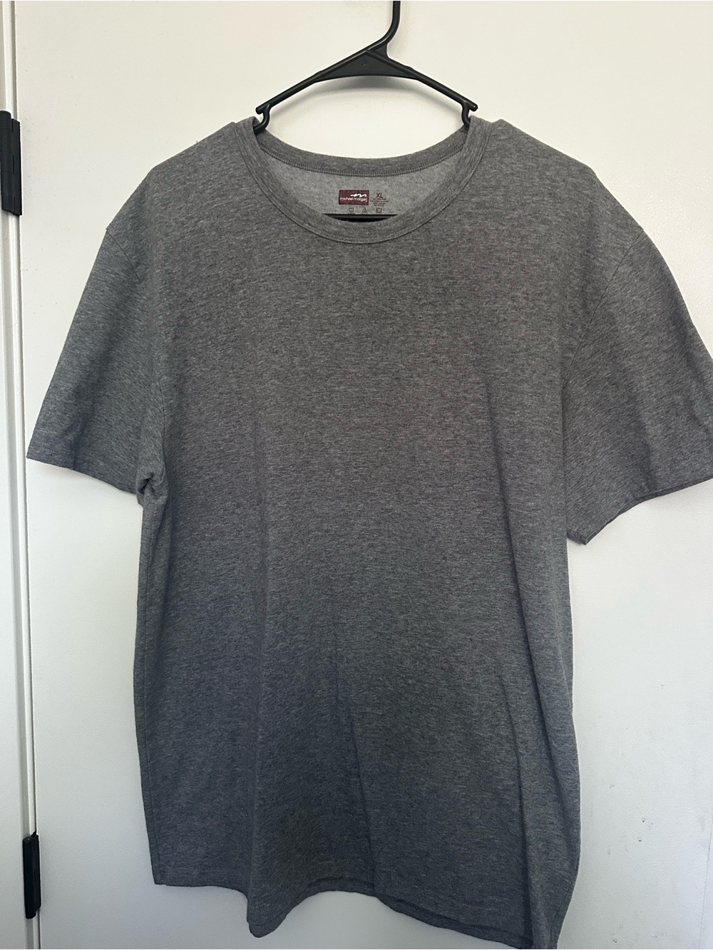 Men's Short Sleeve Gray Crewneck T-Shirt